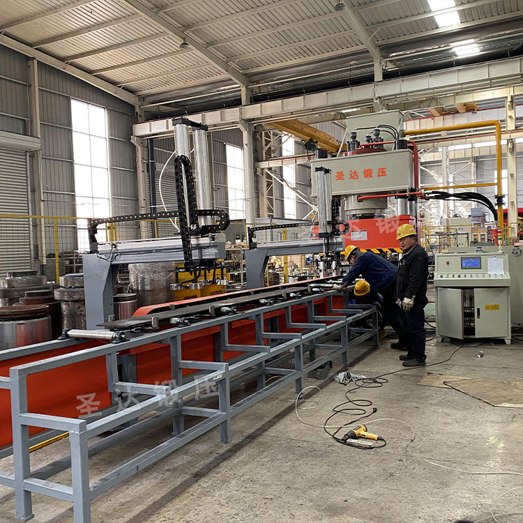 630噸錨桿托盤(pán)生產(chǎn)線(xiàn)車(chē)間調(diào)試 630噸錨桿托盤(pán)生產(chǎn)線(xiàn)車(chē)間調(diào)試